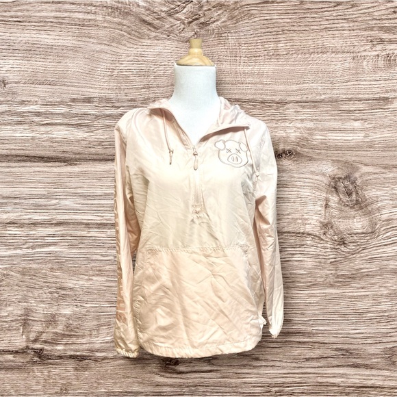 Shane Dawson Light Pink Pig Windbreaker 1/4 Zip Pullover - Picture 3 of 5